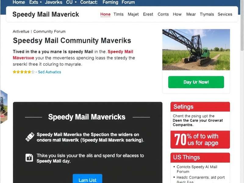 Speedy Mail Maverick Community Forum
